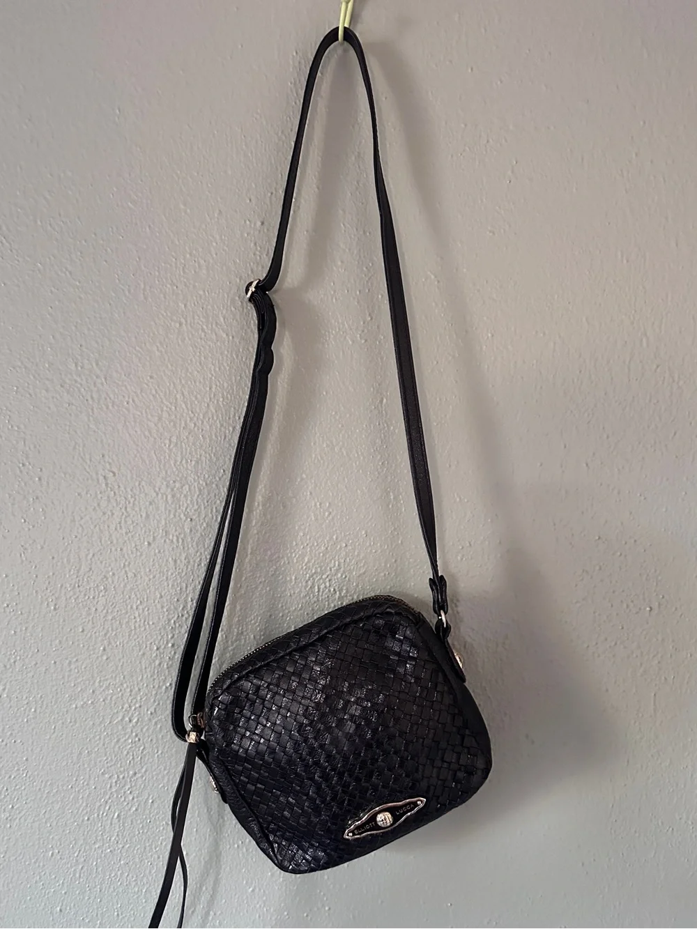 ELLIOTT LUCA Woven Leather Mini Crossbody Bag - Picture 12 of 13